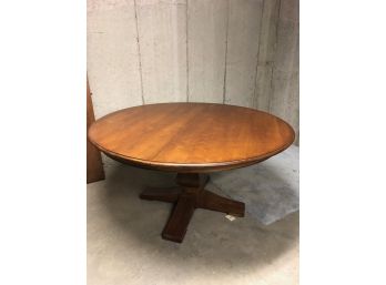 Ethan Allen Cameron Round Dining Table With Leaf