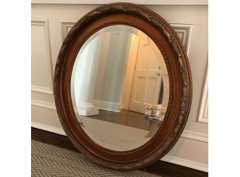 Timeless Carved Wood Mirror