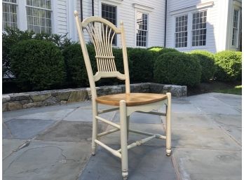 Nichols And Stone Wheat Back Chair - Needs Repair