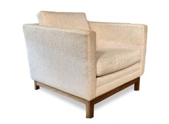 A Modern Upholstered Armchair By Dux Design