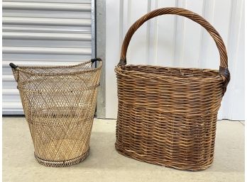 A Basket Pairing - Vintage And Modern