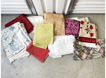 Vintage Linens And Fabric Remnants