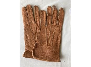 Vintage Genuine Pigskin Mens Gloves Look New
