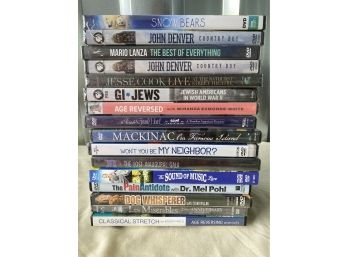 A Stack Of DVD's