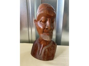Man Carved In Mahogany Tribal(?)
