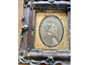 Antique Photo And Frame Fragile