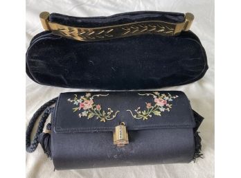 2 Vintage Beautiful Purses Mel-Ton And A Made In France Use