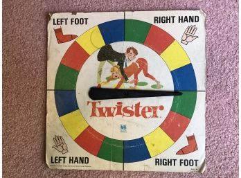 Vintage Twister Game Spin Dial