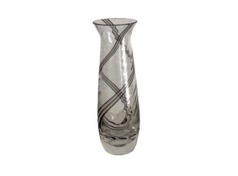 Heavy Glass Bud Vase