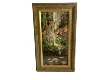 Framed Print Of Leopards In The Jungle