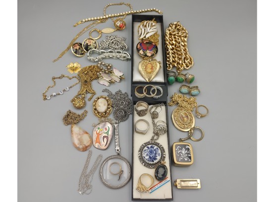 Lot Of Assorted Hand Crafted & Costume Jewelry
