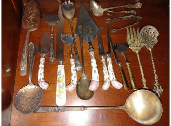 Lot Of Serving Utensils. Over 20 Pieces!