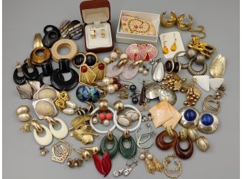 Lot Of Earrings For Pierced Ears. Many Hand Crafted!