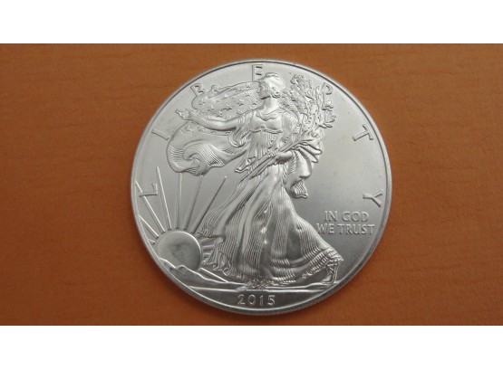 2015 US Silver Eagle 1 Troy Ounce .999 Fine Silver Coin