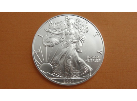 2020 US Silver Eagle 1 Troy Ounce .999 Fine Silver Coin