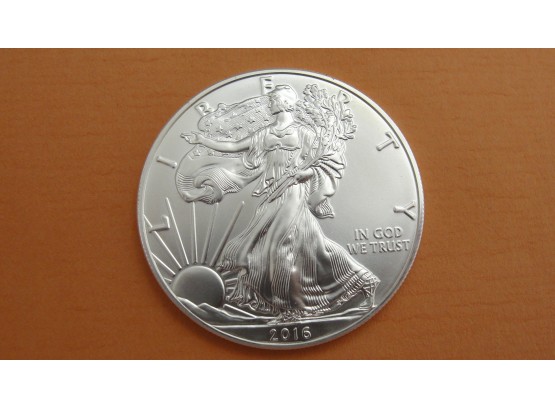 2016 US Silver Eagle 1 Troy Ounce .999 Fine Silver Coin