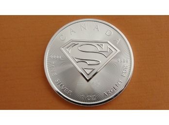 2015 Canada Superman Silver $5 Coin 1 Troy Ounce .9999 Fine Silver