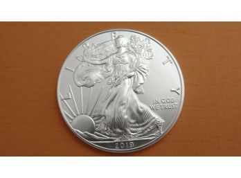 2019 US Silver Eagle 1 Troy Ounce .999 Fine Silver Coin