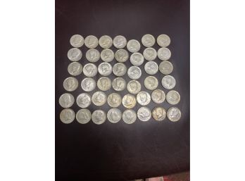 45 Kennedy Half Dollars . 40 Percent Silver Content .