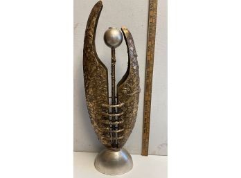 Mid Century Modern Biomorphic  Sculpture. Artist Unknown . Abstract . 25 Inches Tall X 8 Inches Wide