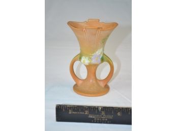 Roseville Trumpet Vase In Cosmos