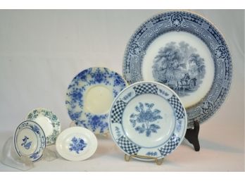 Decorative Blue White Plate Lot #1