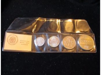 1980 Iceland 4 Piece Sealed Coin Set