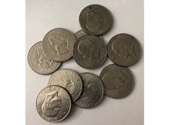10 1972 Ike Dollars