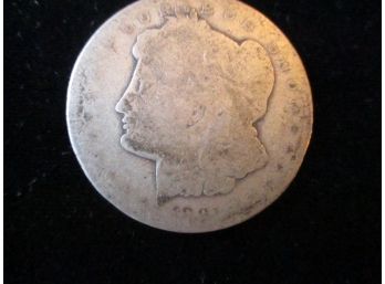 U.S. 1891 O Morgan Silver Dollar