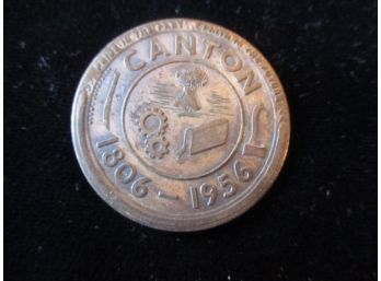 1956 Canton-Collinsville Commemorative 150 Years Coin, Collins Co.