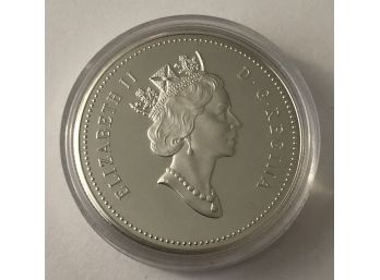1993 Canadian Silver (.925) 1 Oz Proof Dollar (See Description)