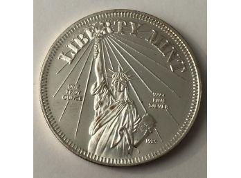 Liberty Mint Round 1 Troy Oz Fine Silver (see Description) BU