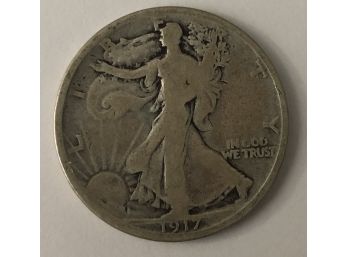 1917 D Walking Liberty Half Dollar (Clearly Marked Date)