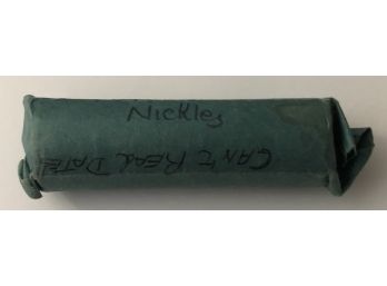 Roll Of Buffalo Nickels (See Description) Most Likely Unreadable Dates