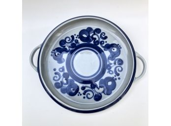 Vintage Lapid Israel Studio Pottery Round Dish Platter