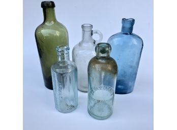 Lot B: Vintage And Antique Bottles