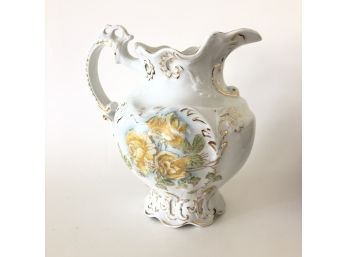 Johnson Brothers Made In England Yellow Rose Semi-porcelain Pitcher