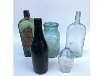 Lot A: Vintage And Antique Bottles