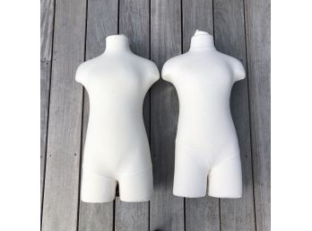 Pair Of Child Sized Mannequins