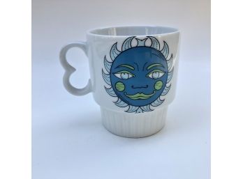 Vintage Made In Japan Groovy Sun Mug