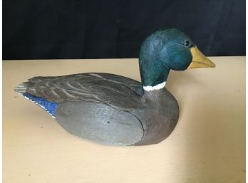 Wooden Duck Decoy #16, 9W X 5H