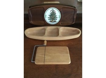 Wooden Cheese Serving Trays