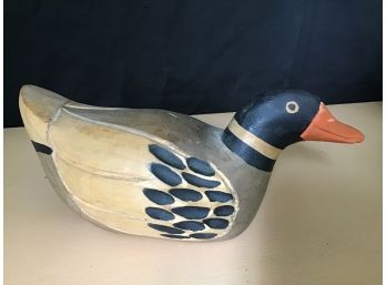 Wooden Duck Decoy #15, 11W X 5.5H