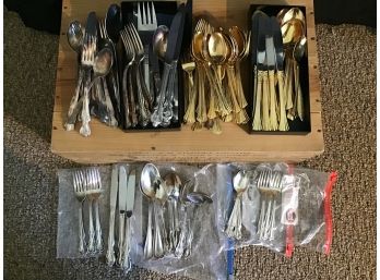 Mixed Lot Of Silverware And Flatware