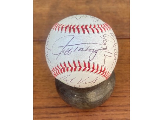 1990s Chicago White Sox Team Signed Baseball Jeff Torborg