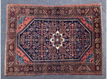 Antique Persian Hand Woven Rug Iran. Nice Middle Eastern Rug Measuring Approximately 56 X 43