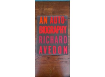 Richard Avendon Vintage 1st Ed. Photography Autobiography Coffee Table Book W/ Original Plastic Dust Jacket