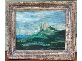 Oil On Board New Mexico Southwest Painting By Listed Artist Stark Young The Pecos 1947.