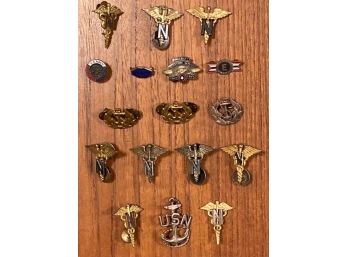 Lot Of Vintage Navy WW II Navy Naval Pins