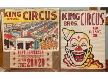 King Brothers 3 Ring Circus Poster